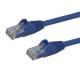 STARTECH.COM 7.5m CAT6 Cable - Blue CAT6 Patch Cord - Snagless RJ45 Connectors - 24 AWG Copper Wire - Ethernet - ETL