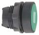 Schneider Electric ZB5AA336 green pushbutton ZB5-AA336, 'II' flat with labeling