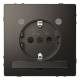 Merten MEG2304-6052 SCHUKO socket light outlet LED module BRS StK Moccamet.