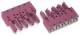 WAGO 770-285/082-000 socket part code B 5P. 2L pink