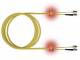 ZVK EasyLan LSD03300050 LWL LED Patchkab Duplex ST/ST E09/125 OS2 gelb 5,0m
