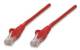 Intellinet 342209 Cat6 U/UTP Netzwerk-Patchkabel, 15 m, rot 10G, 250 MHz, 24 AWG, RJ45, Litzendraht, Rastnasenschutz, vergoldete Kontakte