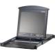 ATEN KL1508AM KVM switch 43cm TFT VGA PS/2-USB via Cat 5 8-port D CH layout
