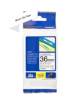BROTHER TZeM261 tape black on white surface 36mm