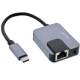 InLine® USB-C 3-in-1 Adapter, Gigabit, Audio, PD 3.0