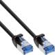 180er B-Pack InLine® Patchkabel slim, U/FTP PiMf, Cat.6A, schwarz, 1m