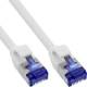 100er B-Pack InLine® Slim Cat.6A S/FTP LSZH Patchkabel weiß 1,5m