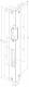 Eff Eff Fritz Fuss -------46001-04 EFF SCHLIESSBLECH S-749 GOLD DIN LINKS