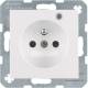 Berker 6765098989 BER Steckdose mit Schutzkontaktstift und Kontroll-LED