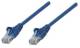 INTELLINET Patchkabel RJ45 U/UTP Cat5e 3.0m Hebelschutz blau