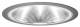 Lts Licht und Leuchten 636650 LTS FLIR 300.3040.01 SILBER Flixx EB-Downlight LED 29W 840 2850LM 70° D188