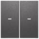 Berker 80960385 Wippe 2fach mit klarer Linse S.1/B.3/B.7 anthrazit matt