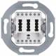 Berker 454409 TAE-Steckdose 2x6/6NFF Modul-Einsatz polarweiss matt