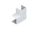 Kleinhuis FW2020.3 flat angle 90° 18x17.5 mm ASA RAL 9010 pure white