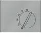 Berker 16707104 central unit with adjustment knob for room temperature controller K.5 Est