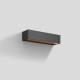 BEGA Gantenbrink 50755.6K3 wall light for indoor use, velour black/copper-3000K