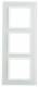 Berker 10136909 Glasrahmen 3fach B.7 polarweiß
