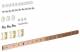 Hager UZ020 Erdungsschiene univers 20x5mm 2feldig