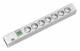 Bachmann 333.000 19´ 1,5HE 7xSchuko 1xSchalter Strom 2m Schuko