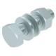 OBO Bettermann 3160765 SKS 10x40 F hexagon screw with nut and washers M10x40