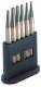 Cimco 130354 Chisel Set, 5-piece , with grains