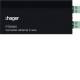 Hager RTD200X IP converter CAT cable to 2-wire JY(ST)Y intercom IP