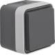 Hager WNC160 socket outlet SCHUKO AP with enhanced shock protection