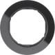 Hager WLD9100GB frame 1-way series R.Classic glass black mounting material