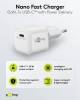 Goobay USB-C™ PD GaN Schnellladegerät Nano (20 W) weiß, w