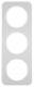 Berker 10132174 frame 3x R.1, aluminum / polar white