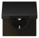 Jung AL1520KIKLD SCHUKO socket with hinged lid KI dark