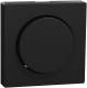 Merten MEG5250-0403 central plate with rotary knob matt black System M