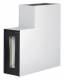 Hager L69559016 Flat angle for FWK90 E60/E30 50x210mm traffic white