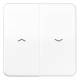 Jung CD595PWW Rocker switch for blinds, Switches, CD 595 P WW alpine white