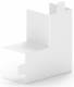 Ggk 2333 LFS-FW 60x60 alpine white low angle, f.Leitungsführungskanal 