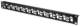 DIGITUS patch panel 1U 24-port modular shielded black