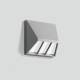 BEGA Gantenbrink 22260AK3 Wandleuchte silber 3000K