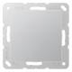 Jung A594-0AL Blind cover plate with support ring, A AL 594-0, aluminum