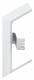 Niedax DAWRL 170 C GK wall rosette left 218x80mm powder-coated.
