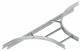 Niedax KLTA 60.403 attachment T-piece 60x400mm with perforated side rails, strip galvanized