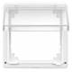 Merten 516919 Intermediate ring with hinged lid, AQUADESIGN polar white 