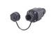 Metz Connect 1401115512KE IP67 V1 cable coupling with RJ45 field socket insert Cat.6 EA T568A