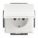 Busch Jaeger 2CKA002018A1522 20 EUKB-884 SCHUKO socket outlet insert studioweiß matt future linear
