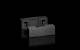 Rittal 8660000 VX Base corner piece 1=2 with base panel v/h H:100mm fB:300mm