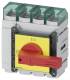 Siemens 3LD2305-1TL13 Hauptschalter 4-polig bei 400V=75kW rot/gelb