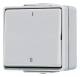 Jung 602W AP / WD Wippausschalter 2-pole, 602 W