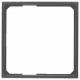Berker 11091616 Adapterring für ZentralStück 50x50mm B.1/B.3/B.7 Glas anthrazit