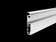 Synergy 21 S21-LED-PR2500173 LED U-Profil 200 cm, ALU1580-18, schwarz, Fußboden/Sockelleiste