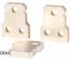 Moeller 266814 EATON NZM4-XKM1 module plate 3p 1 hole, 