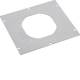 Hager MES-LFA04 Flansch für Lüfter IP40 298x200 mm (BxT)